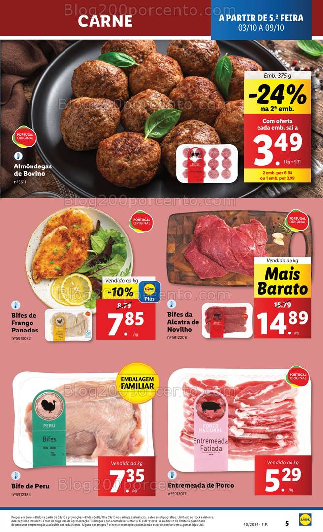 Antevisão Folheto LIDL Promoções Promoções de 3 a 9 outubro