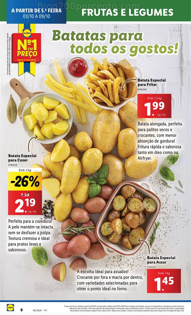 Antevisão Folheto LIDL Promoções Promoções de 3 a 9 outubro