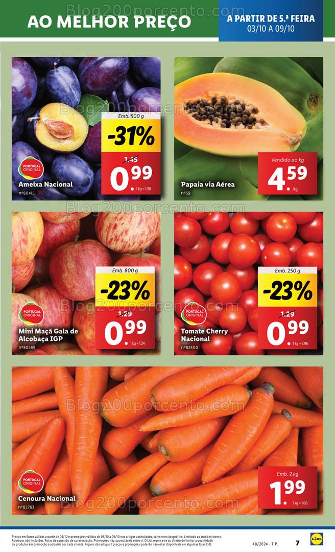 Antevisão Folheto LIDL Promoções Promoções de 3 a 9 outubro