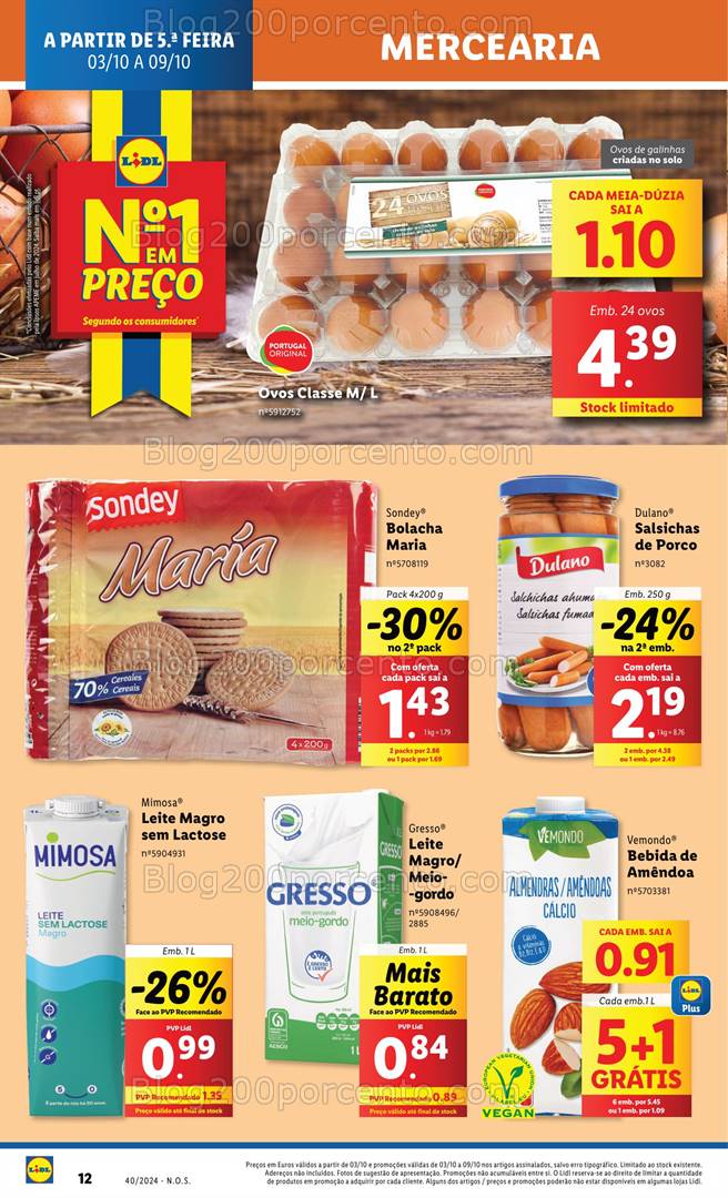 Antevisão Folheto LIDL Promoções Promoções de 3 a 9 outubro