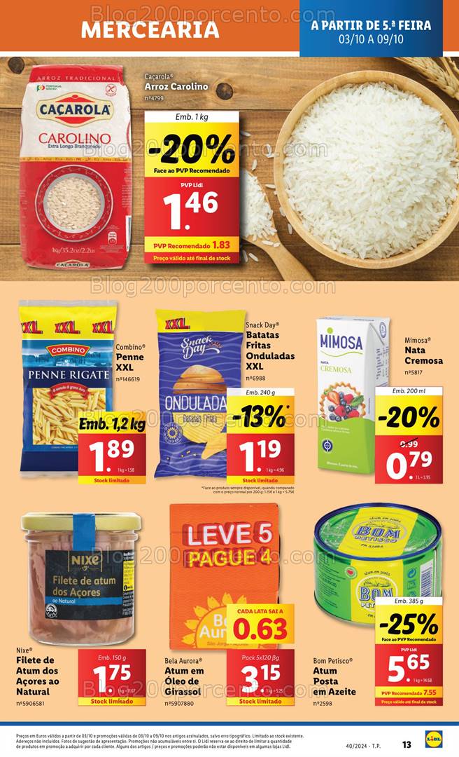 Antevisão Folheto LIDL Promoções Promoções de 3 a 9 outubro