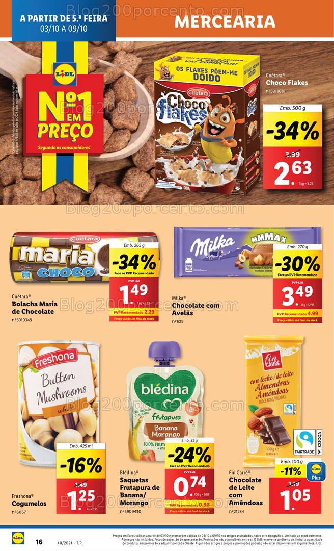 Antevisão Folheto LIDL Promoções Promoções de 3 a 9 outubro