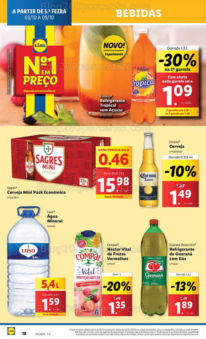 Antevisão Folheto LIDL Promoções Promoções de 3 a 9 outubro