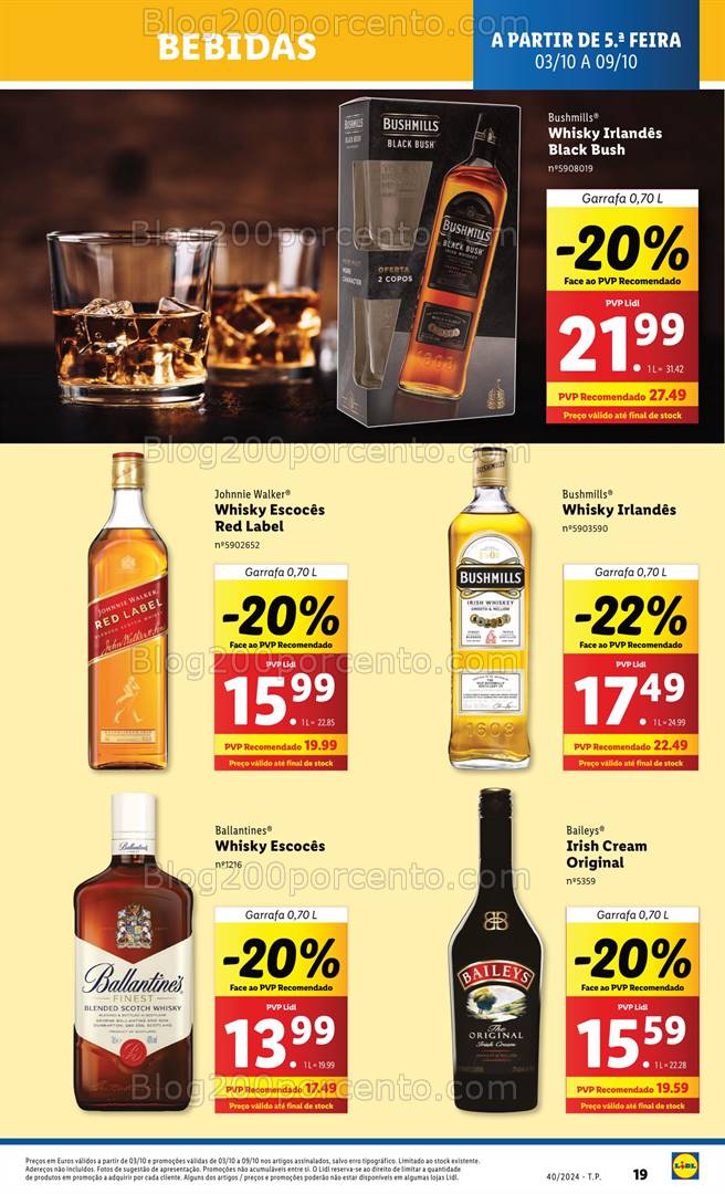 Antevisão Folheto LIDL Promoções Promoções de 3 a 9 outubro