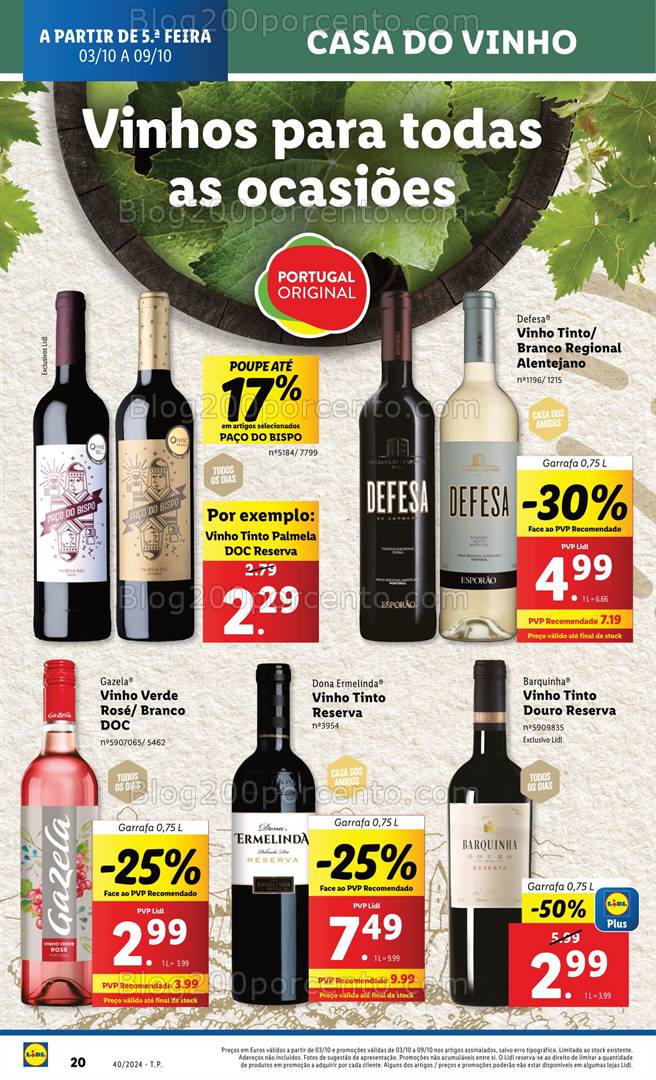 Antevisão Folheto LIDL Promoções Promoções de 3 a 9 outubro