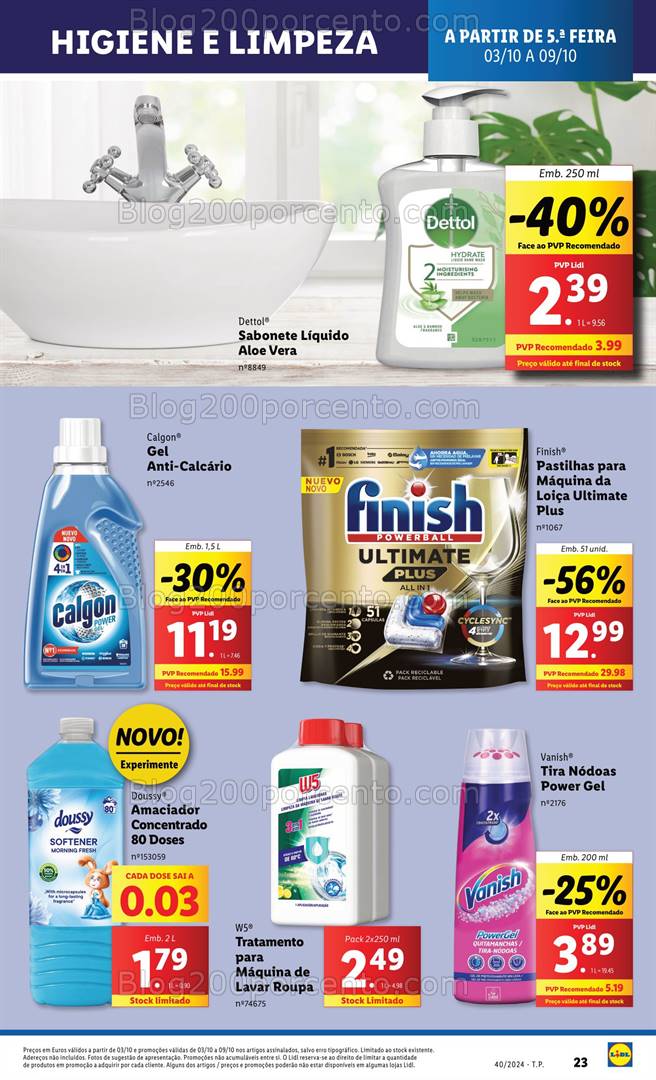 Antevisão Folheto LIDL Promoções Promoções de 3 a 9 outubro