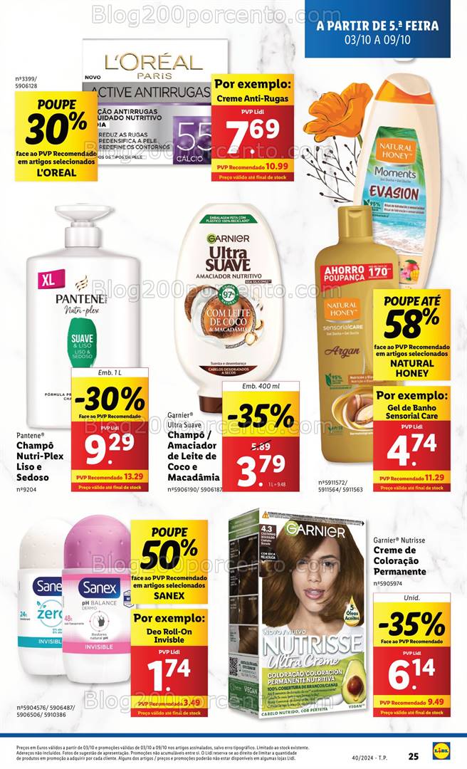 Antevisão Folheto LIDL Promoções Promoções de 3 a 9 outubro