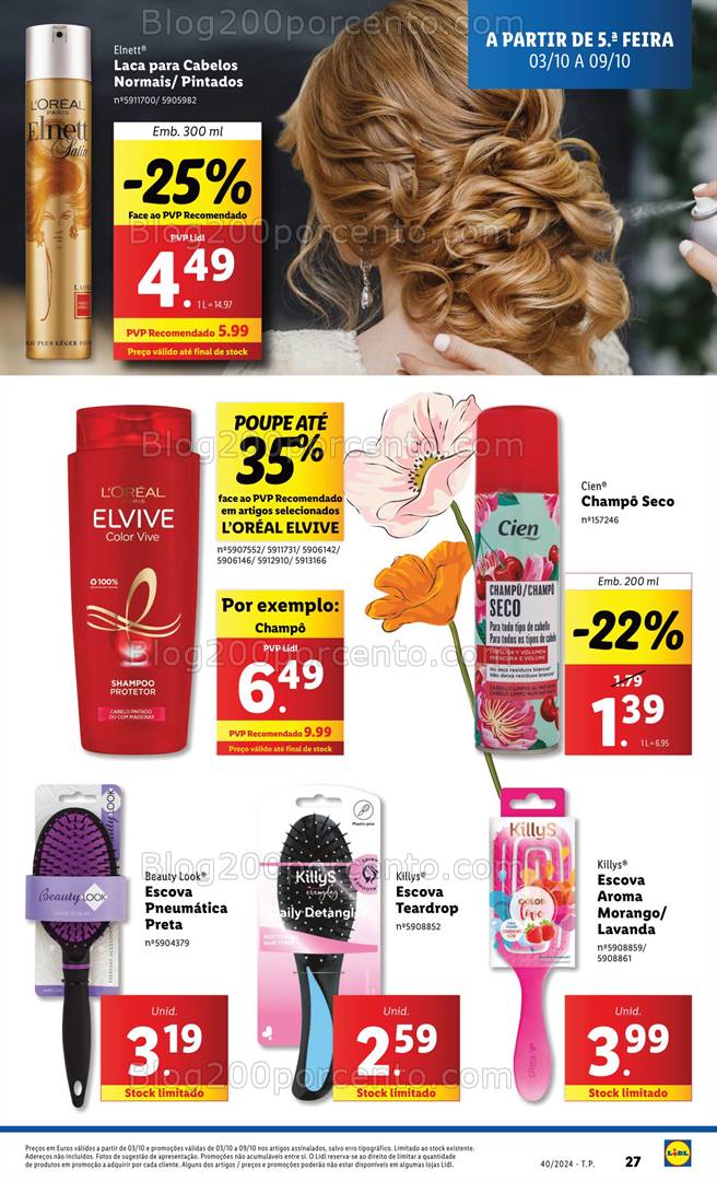 Antevisão Folheto LIDL Promoções Promoções de 3 a 9 outubro