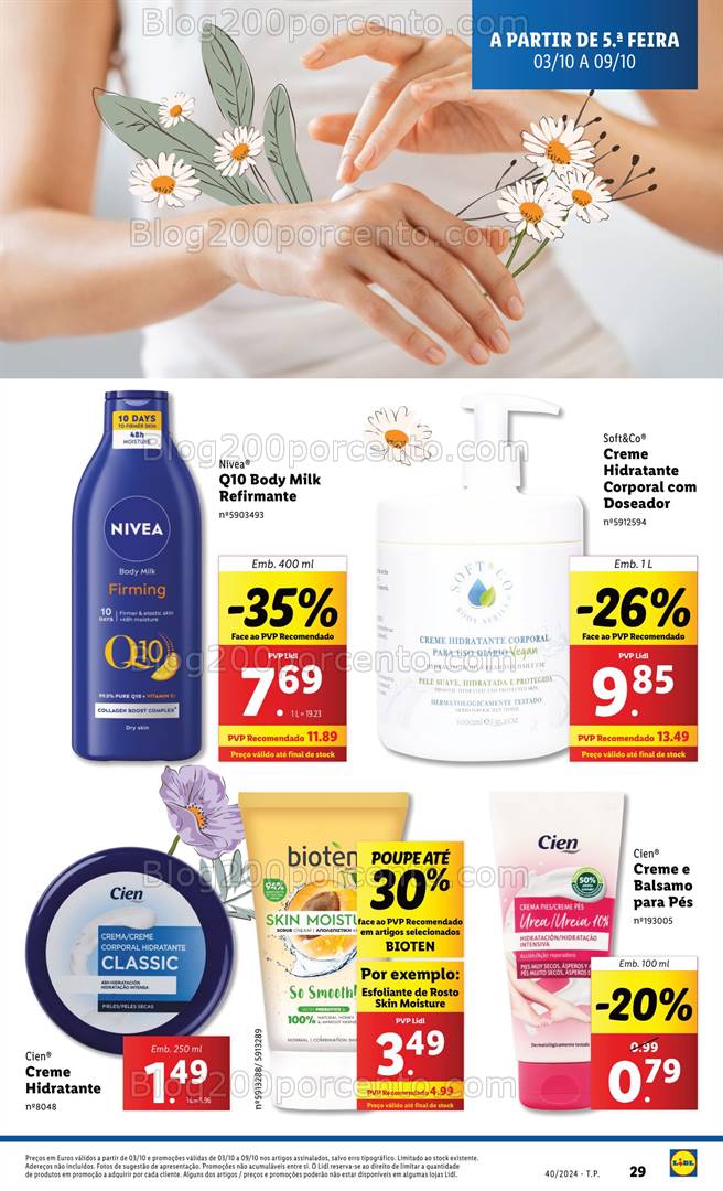 Antevisão Folheto LIDL Promoções Promoções de 3 a 9 outubro