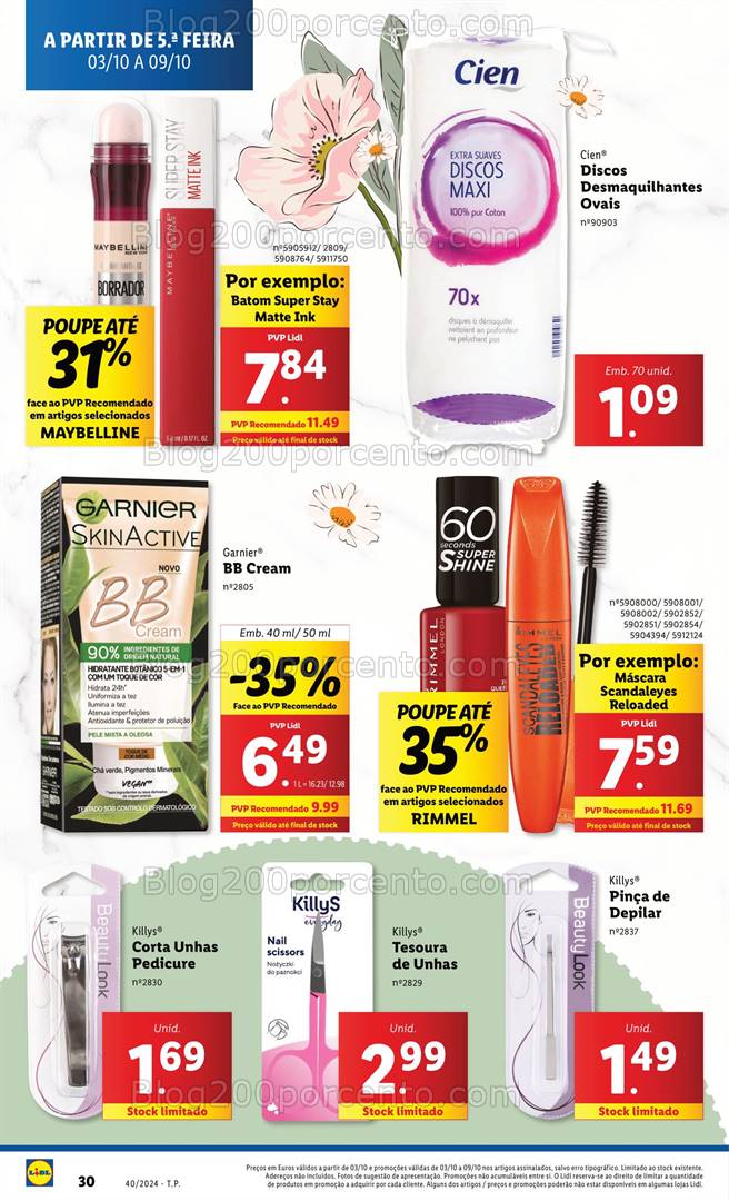 Antevisão Folheto LIDL Promoções Promoções de 3 a 9 outubro