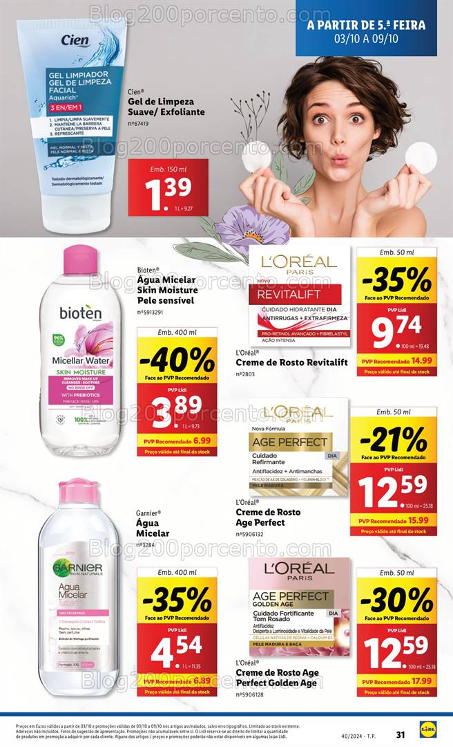 Antevisão Folheto LIDL Promoções Promoções de 3 a 9 outubro