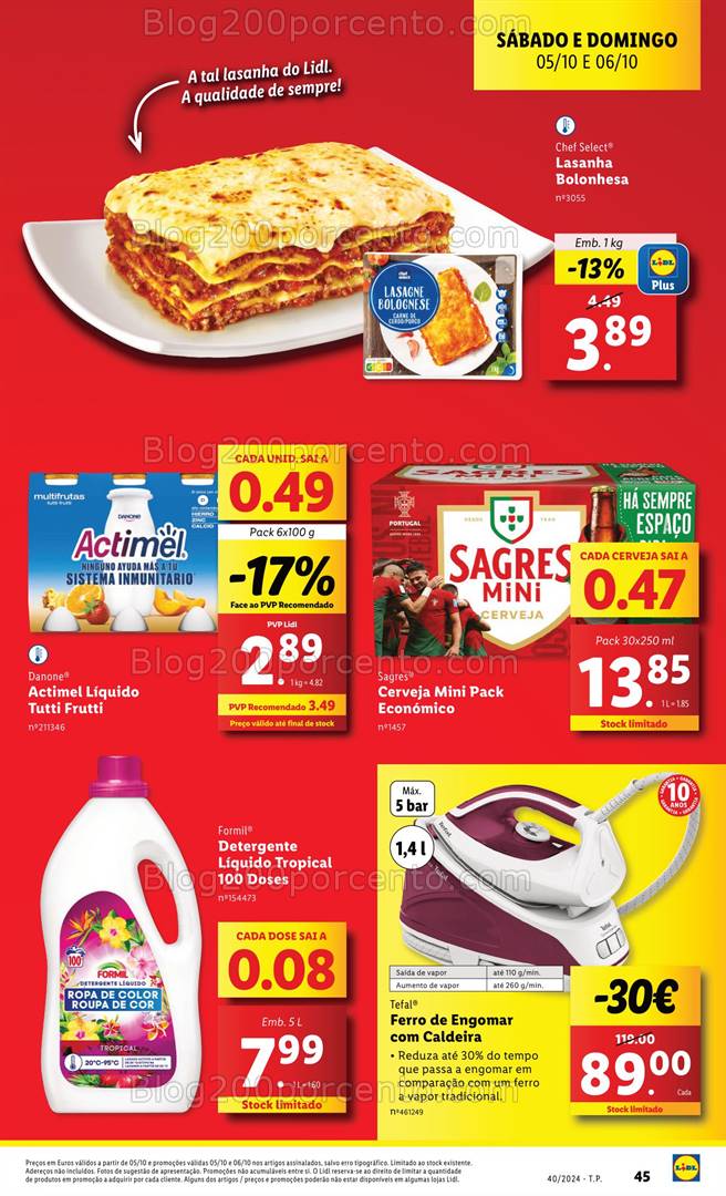 Antevisão Folheto LIDL Promoções Promoções de 3 a 9 outubro