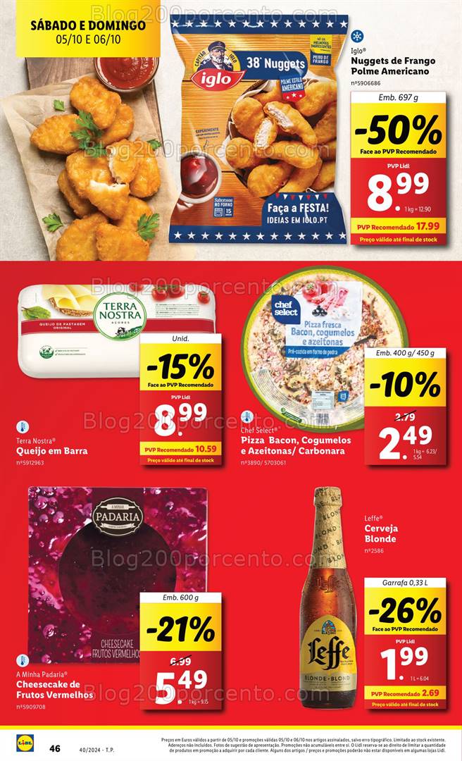 Antevisão Folheto LIDL Promoções Promoções de 3 a 9 outubro