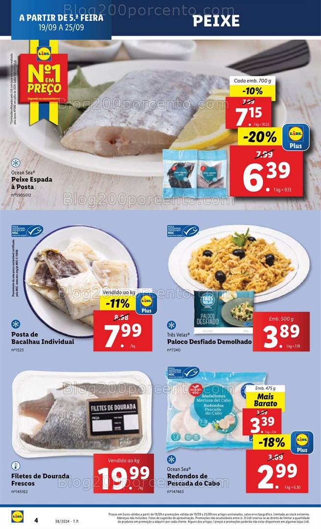 Antevisão Folheto LIDL Promoções de 19 a 25 setembro