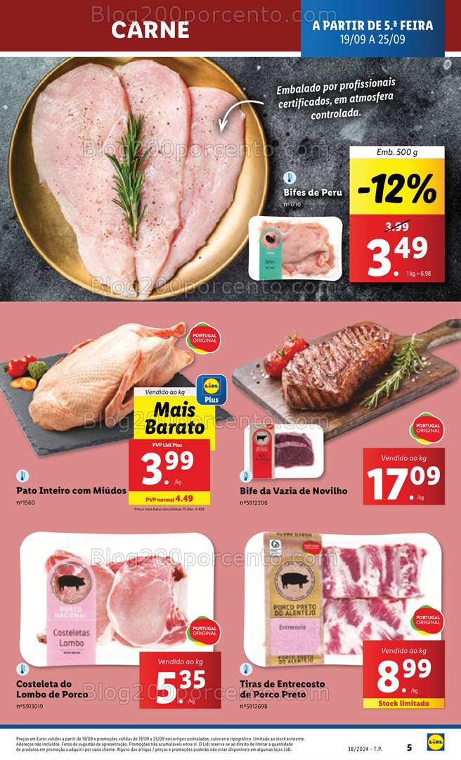 Antevisão Folheto LIDL Promoções de 19 a 25 setembro