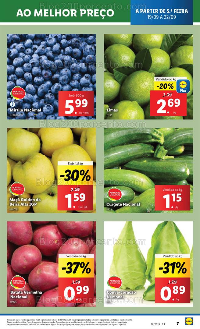 Antevisão Folheto LIDL Promoções de 19 a 25 setembro