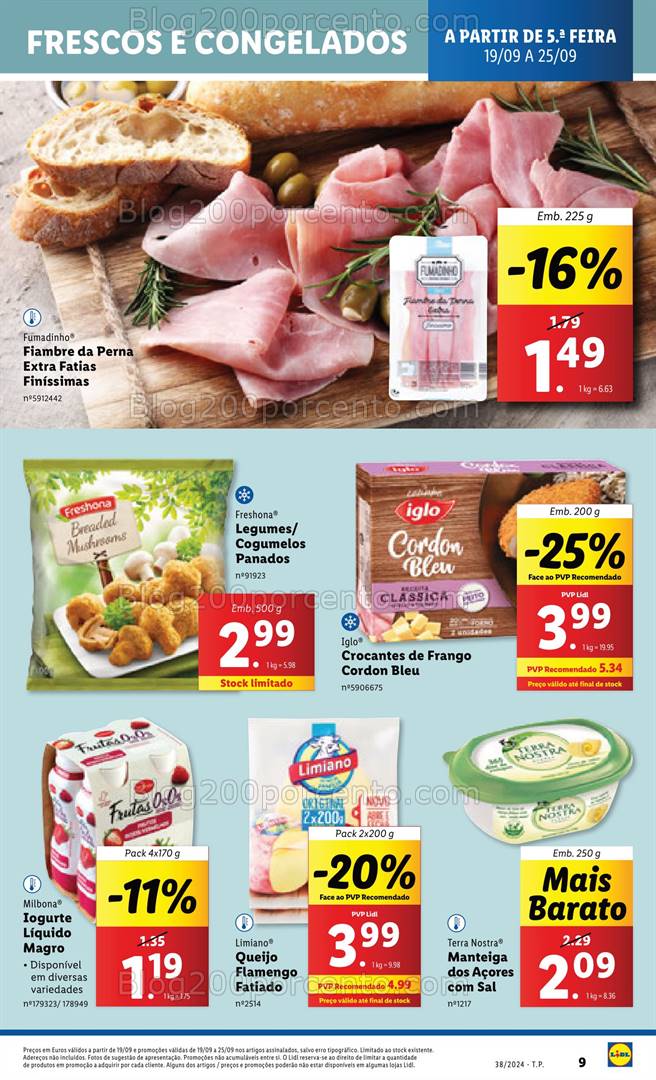 Antevisão Folheto LIDL Promoções de 19 a 25 setembro