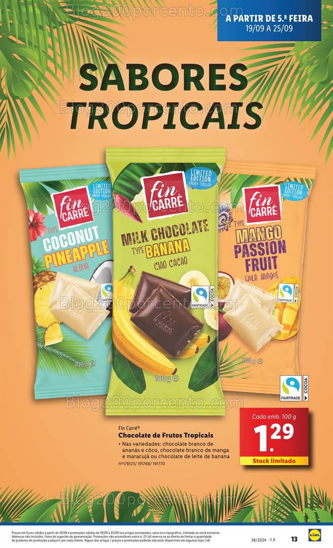 Antevisão Folheto LIDL Promoções de 19 a 25 setembro