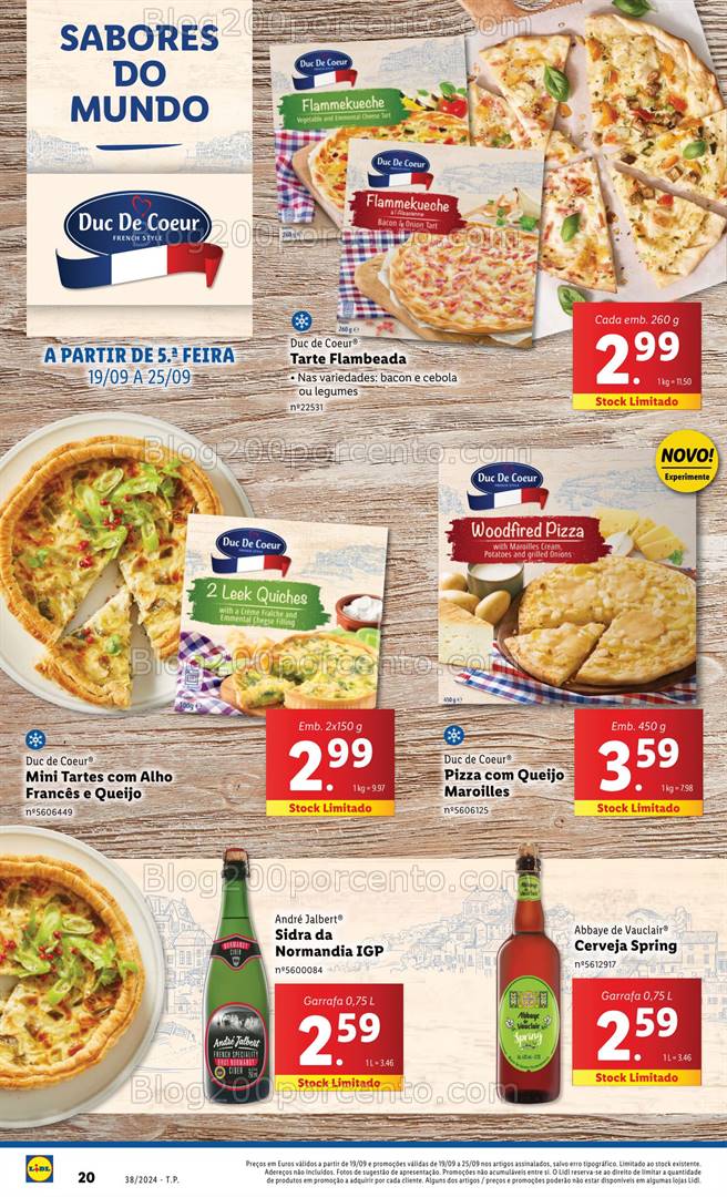 Antevisão Folheto LIDL Promoções de 19 a 25 setembro