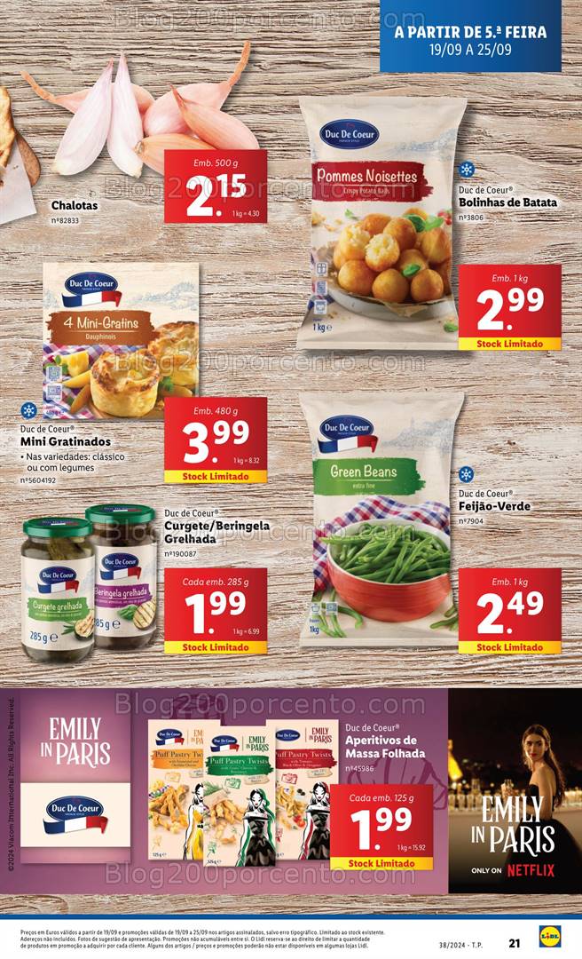 Antevisão Folheto LIDL Promoções de 19 a 25 setembro