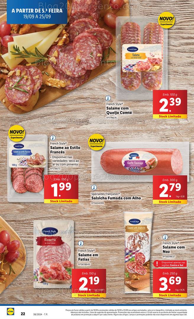 Antevisão Folheto LIDL Promoções de 19 a 25 setembro