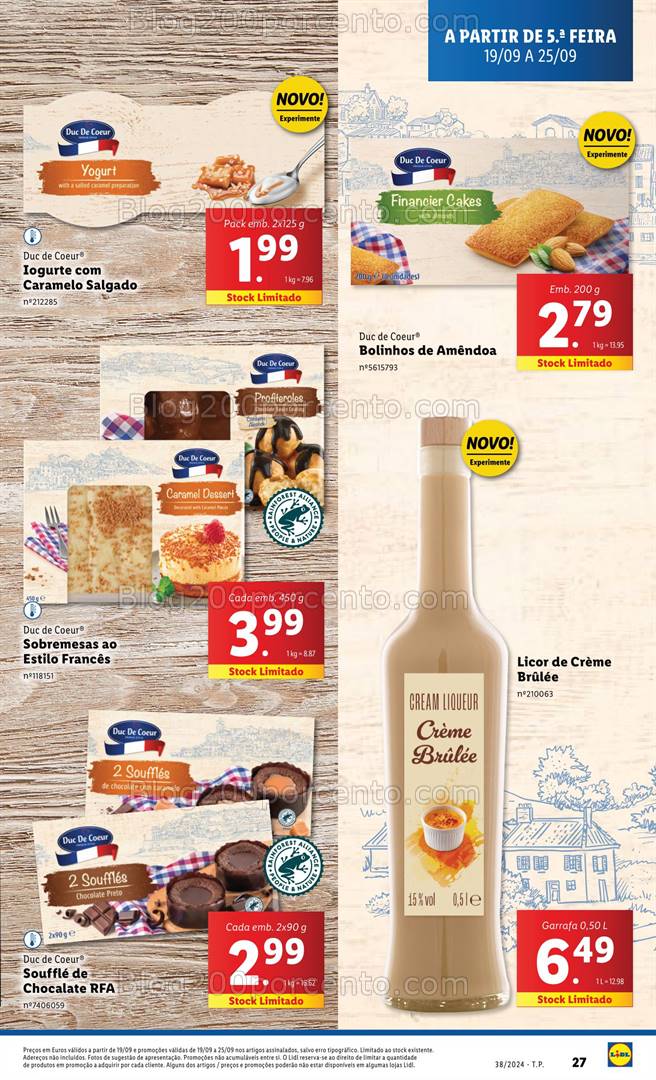 Antevisão Folheto LIDL Promoções de 19 a 25 setembro