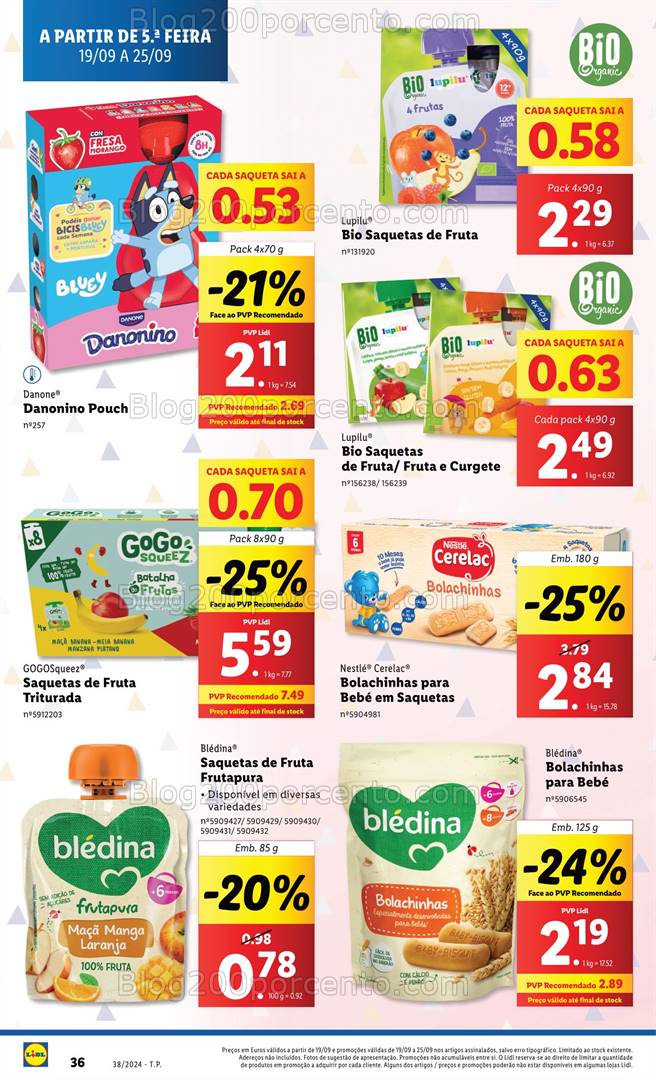 Antevisão Folheto LIDL Promoções de 19 a 25 setembro