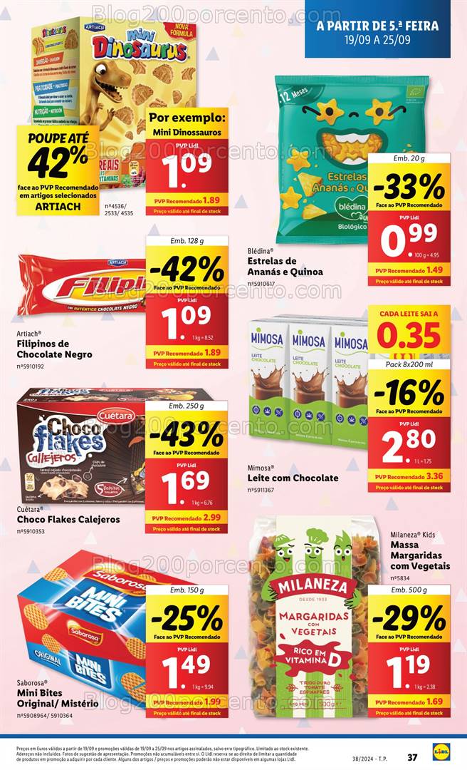 Antevisão Folheto LIDL Especial Bebé Promoções de 19 a 25 setembro