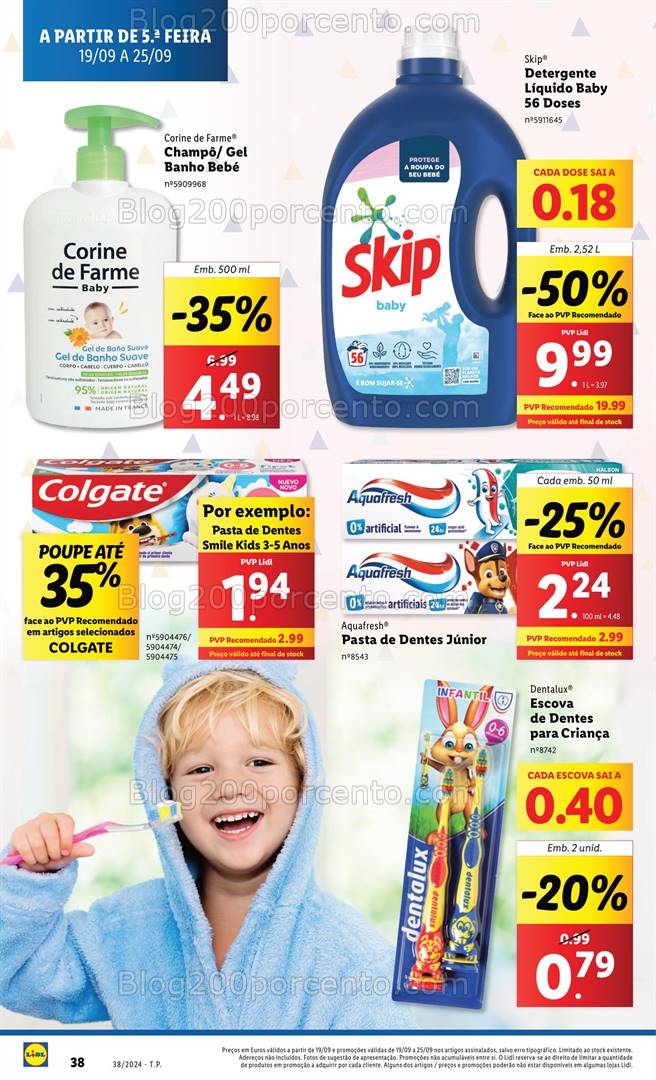 Antevisão Folheto LIDL Promoções de 19 a 25 setembro