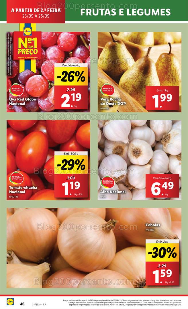 Antevisão Folheto LIDL Promoções de 19 a 25 setembro