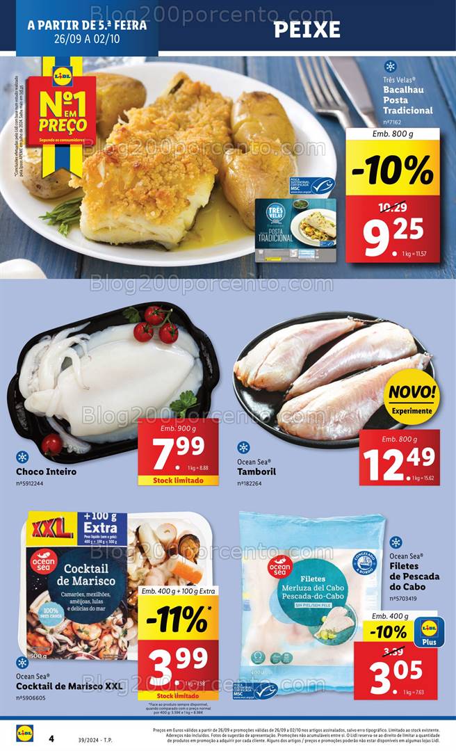 Antevisão Folheto LIDL Promoções de 26 setembro a 2 outubro