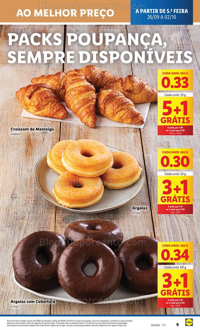 Antevisão Folheto LIDL Promoções de 26 setembro a 2 outubro