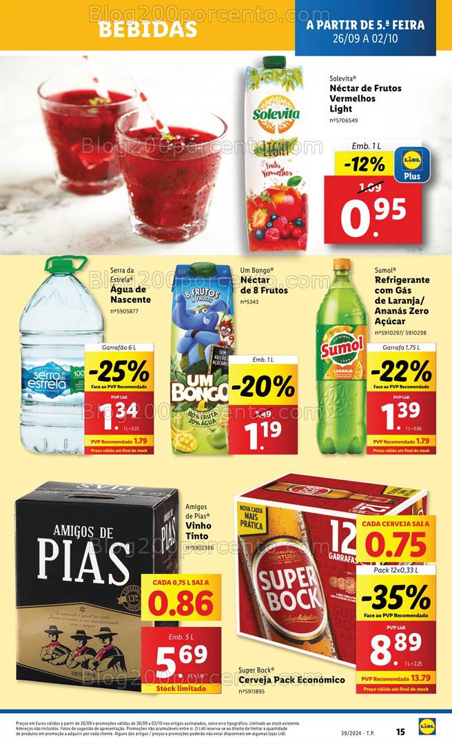 Antevisão Folheto LIDL Promoções de 26 setembro a 2 outubro