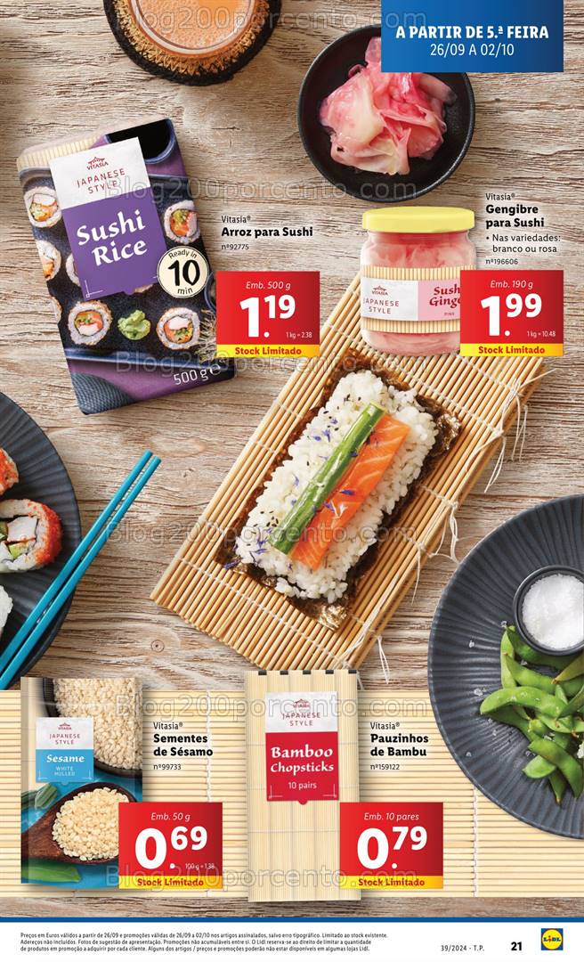 Antevisão Folheto LIDL Promoções de 26 setembro a 2 outubro