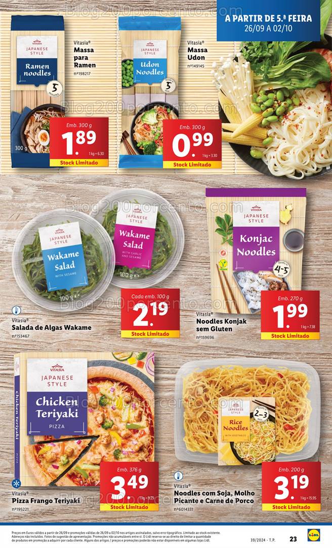 Antevisão Folheto LIDL Promoções de 26 setembro a 2 outubro