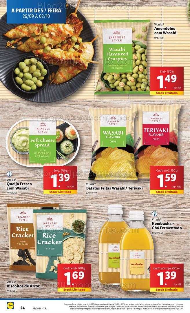 Antevisão Folheto LIDL Promoções de 26 setembro a 2 outubro