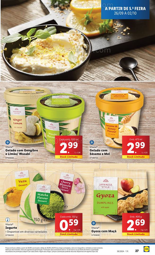 Antevisão Folheto LIDL Promoções de 26 setembro a 2 outubro