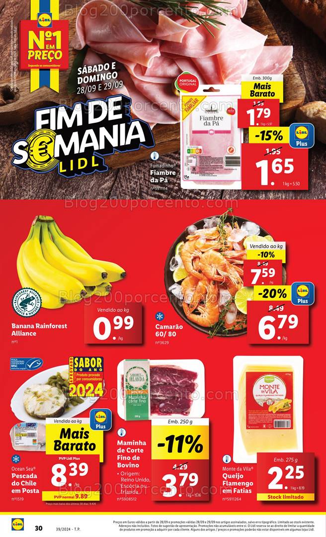 Antevisão Folheto LIDL Promoções de 26 setembro a 2 outubro