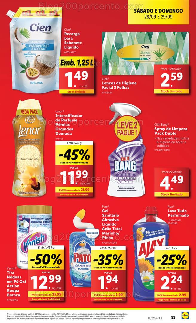 Antevisão Folheto LIDL Promoções de 26 setembro a 2 outubro