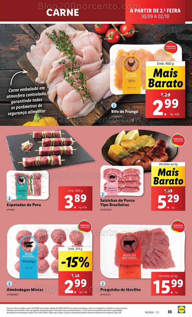 Antevisão Folheto LIDL Promoções de 26 setembro a 2 outubro