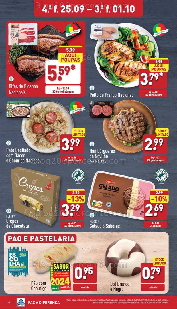 Antevisão Folheto ALDI Promoções de 25 setembro a 1 outubro