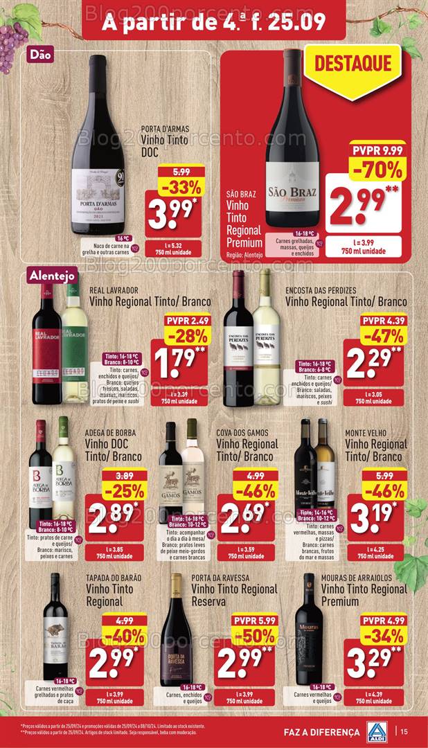 Antevisão Folheto ALDI Promoções de 25 setembro a 1 outubro