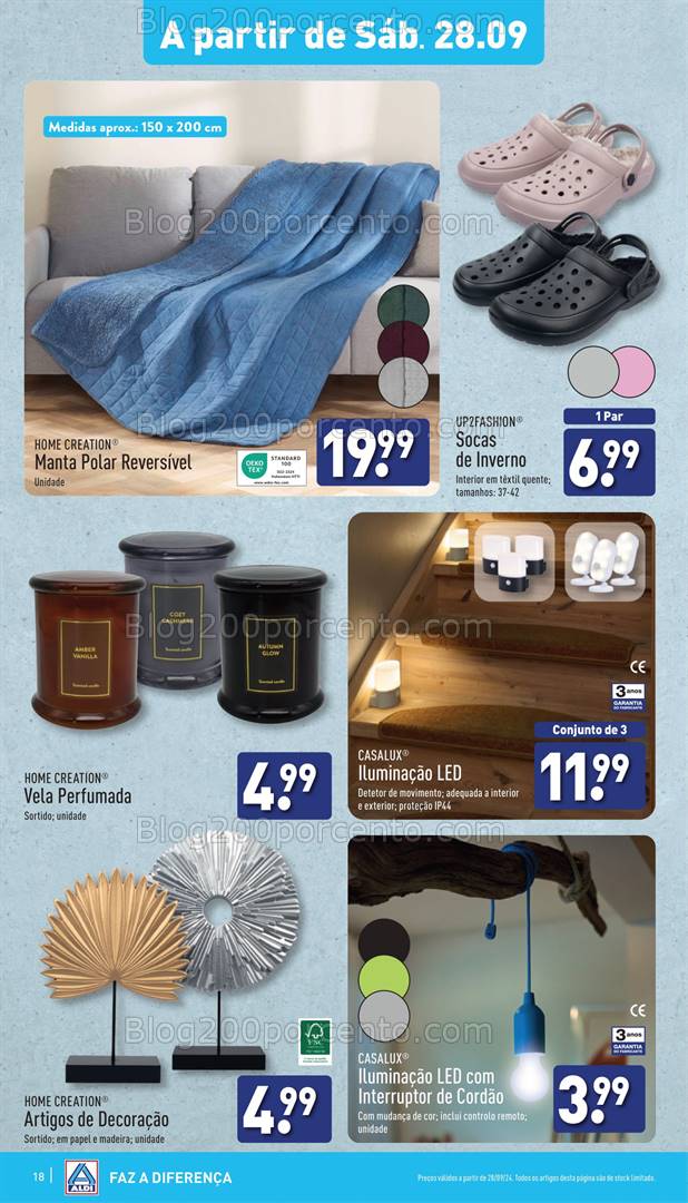 Antevisão Folheto ALDI Promoções de 25 setembro a 1 outubro