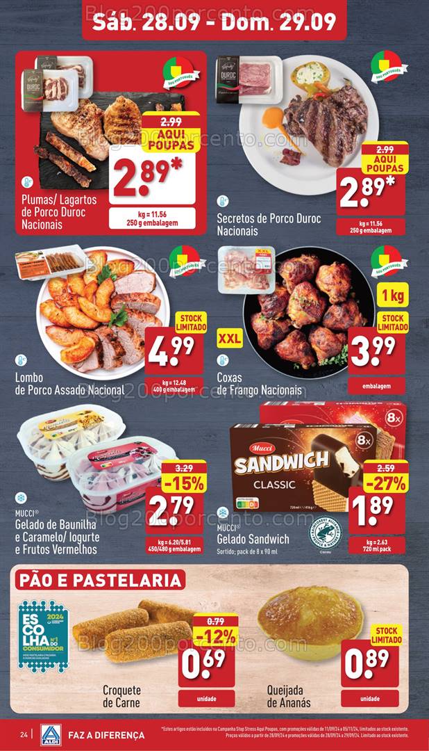 Antevisão Folheto ALDI Promoções de 25 setembro a 1 outubro