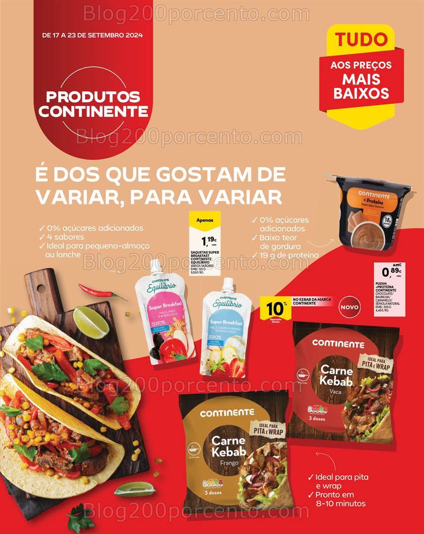 Antevisão Folheto CONTINENTE Madeira Promoções de 17 a 23 setembro