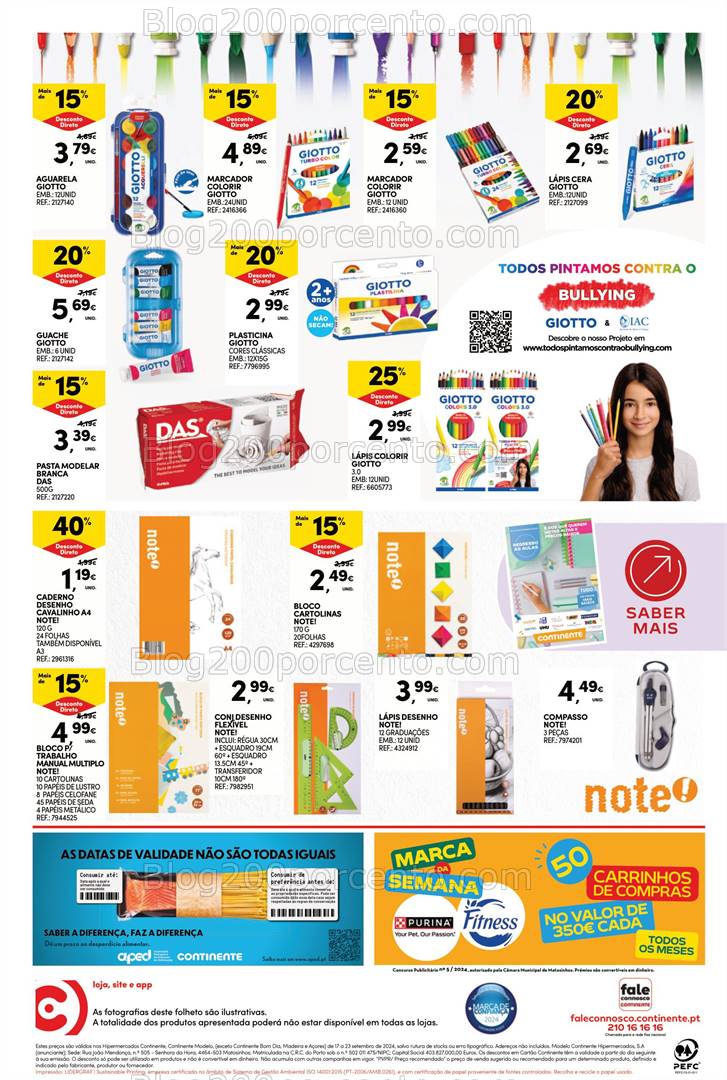 Antevisão Folheto CONTINENTE Bazar Promoções de 17 a 23 setembro