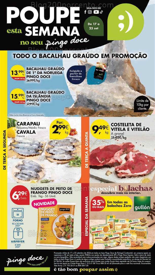 Antevisão Folheto PINGO DOCE Lojas Grandes Promoções de 17 a 23 setembro