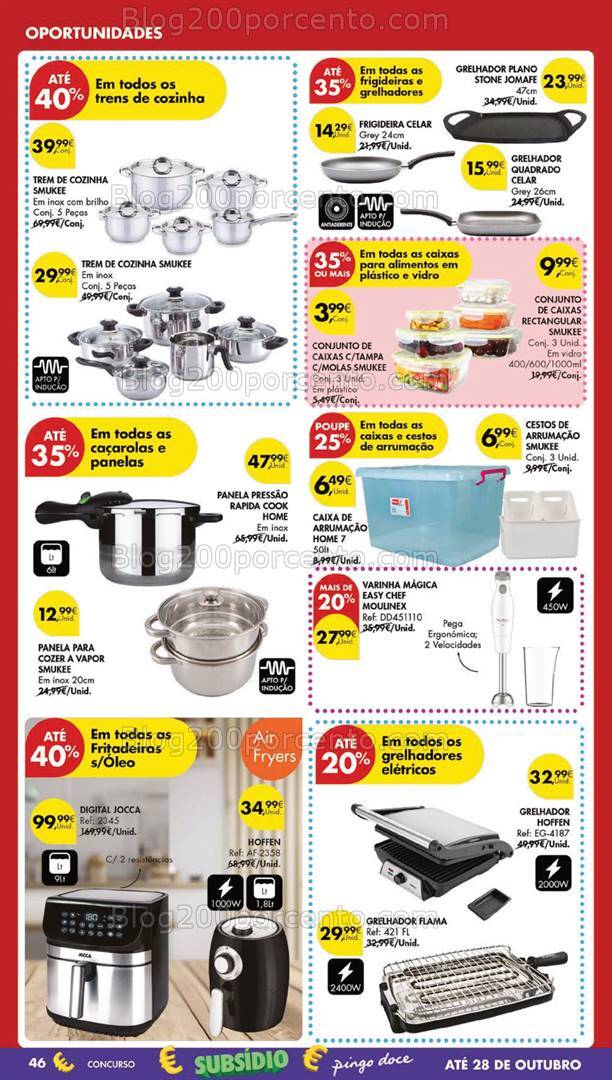 Antevisão Folheto PINGO DOCE Bazar Lojas Grandes Promoções de 17 a 23 setembro