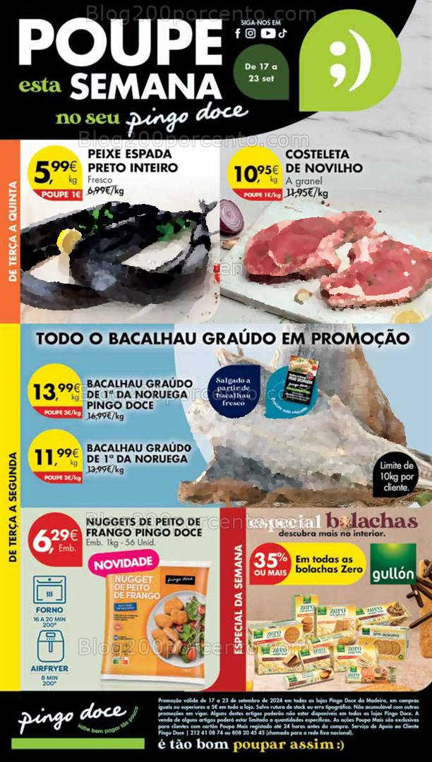 Antevisão Folheto PINGO DOCE Lojas Madeira Promoções de 17 a 23 setembro