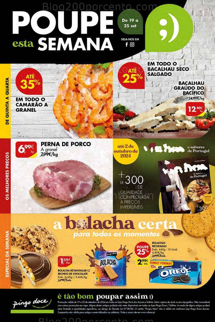 Antevisão Folheto PINGO DOCE Açores Promoções de 19 a 25 setembro